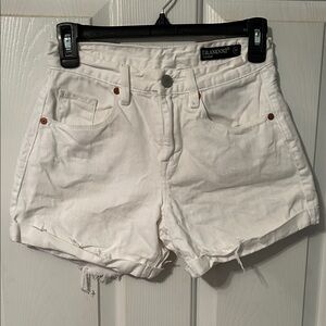 Blank NYC Women's Off-White Jean Shorts